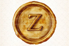 Seal Wax Letter Golden Stamp Clipart Bundle - CraftNest - Digital Crafting and Art