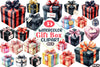 Gift Box Graphic Black Friday Clipart Bundle