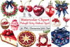 Midnight Cherry Christmas Clipart Bundle 23