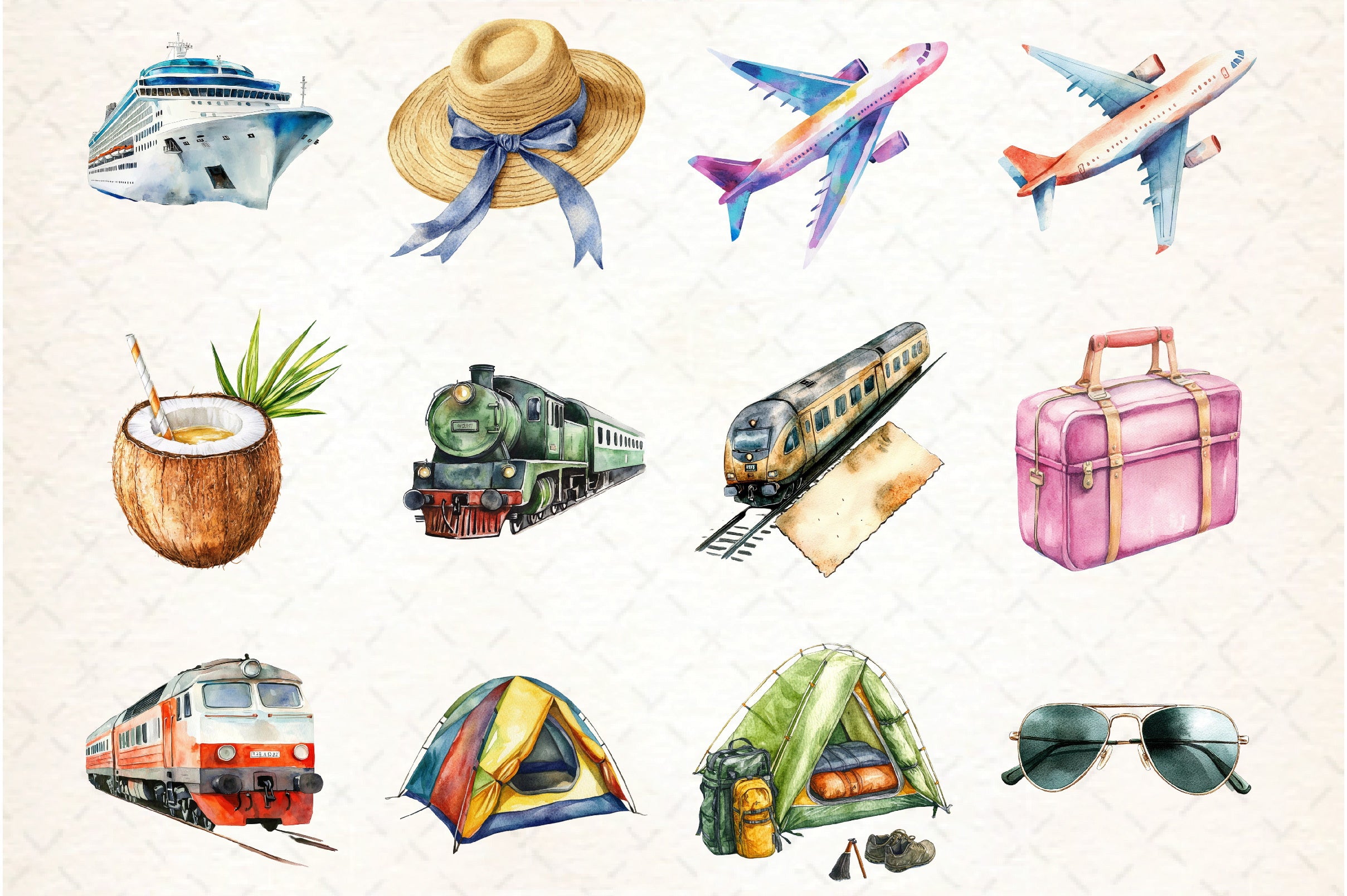 Travel Clipart Bundle