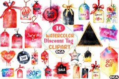 Black Friday Discount Tag Clipart Bundle - CraftNest - Digital Crafting and Art