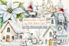 Cozy White Christmas Clipart Bundle 99