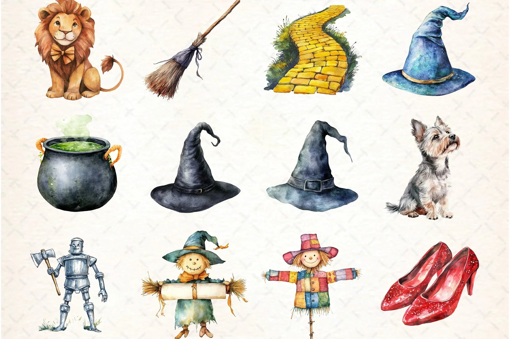 Vintage Wizard of Oz Clipart Bundle - CraftNest - Digital Crafting and Art