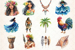 Moana Clipart Bundle for Creative Projects - CraftNest - Digital Crafting and Art