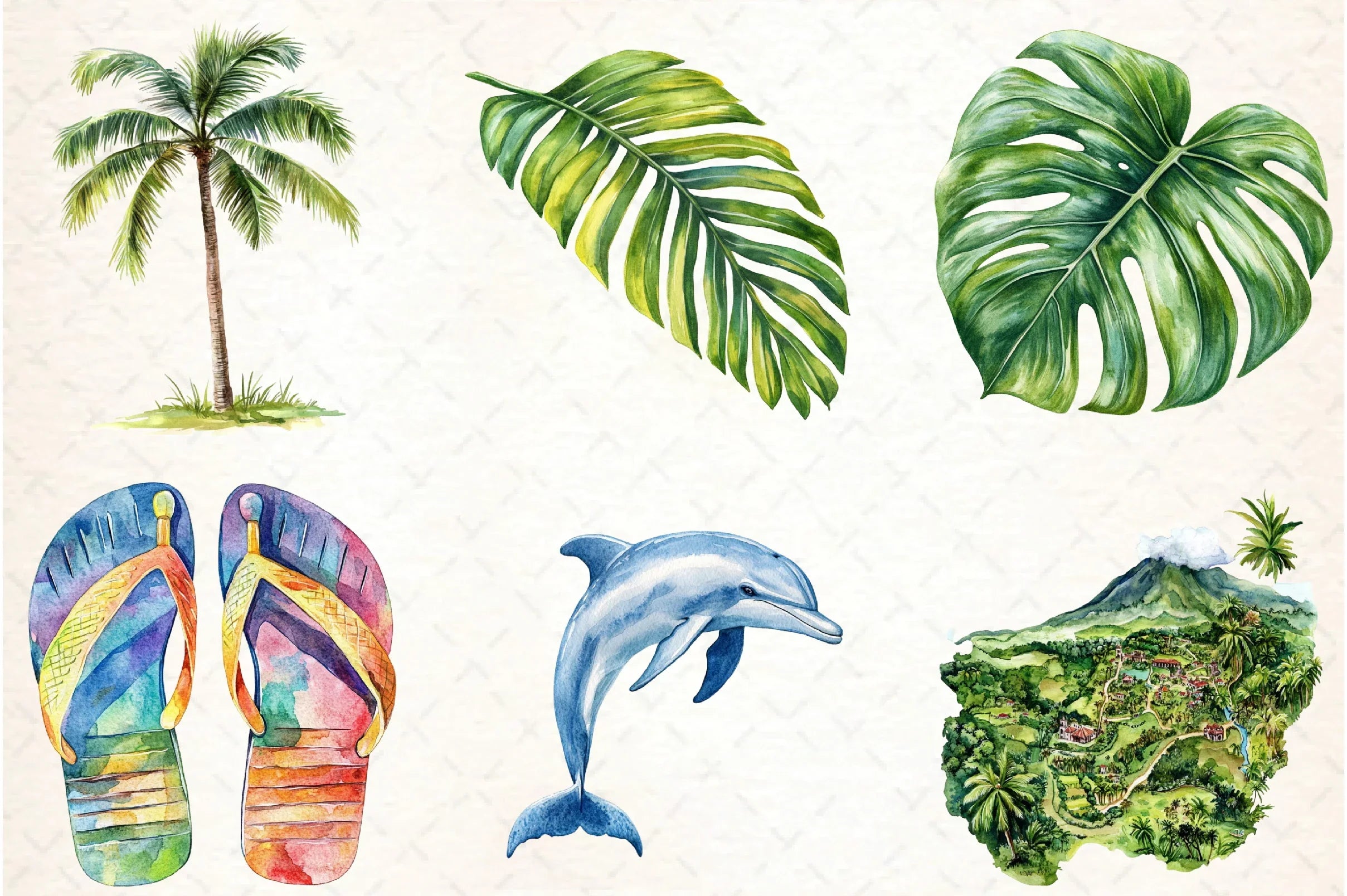 Rainforest Vintage Nature Clipart Bundle - CraftNest - Digital Crafting and Art