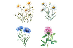 Wildflower Clipart Bundle - CraftNest - Digital Crafting and Art