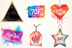 Black Friday Discount Tag Clipart Bundle - CraftNest - Digital Crafting and Art