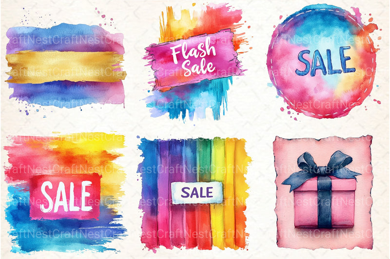 Black Friday Clipart Bundle Sale Banner - CraftNest - Digital Crafting and Art