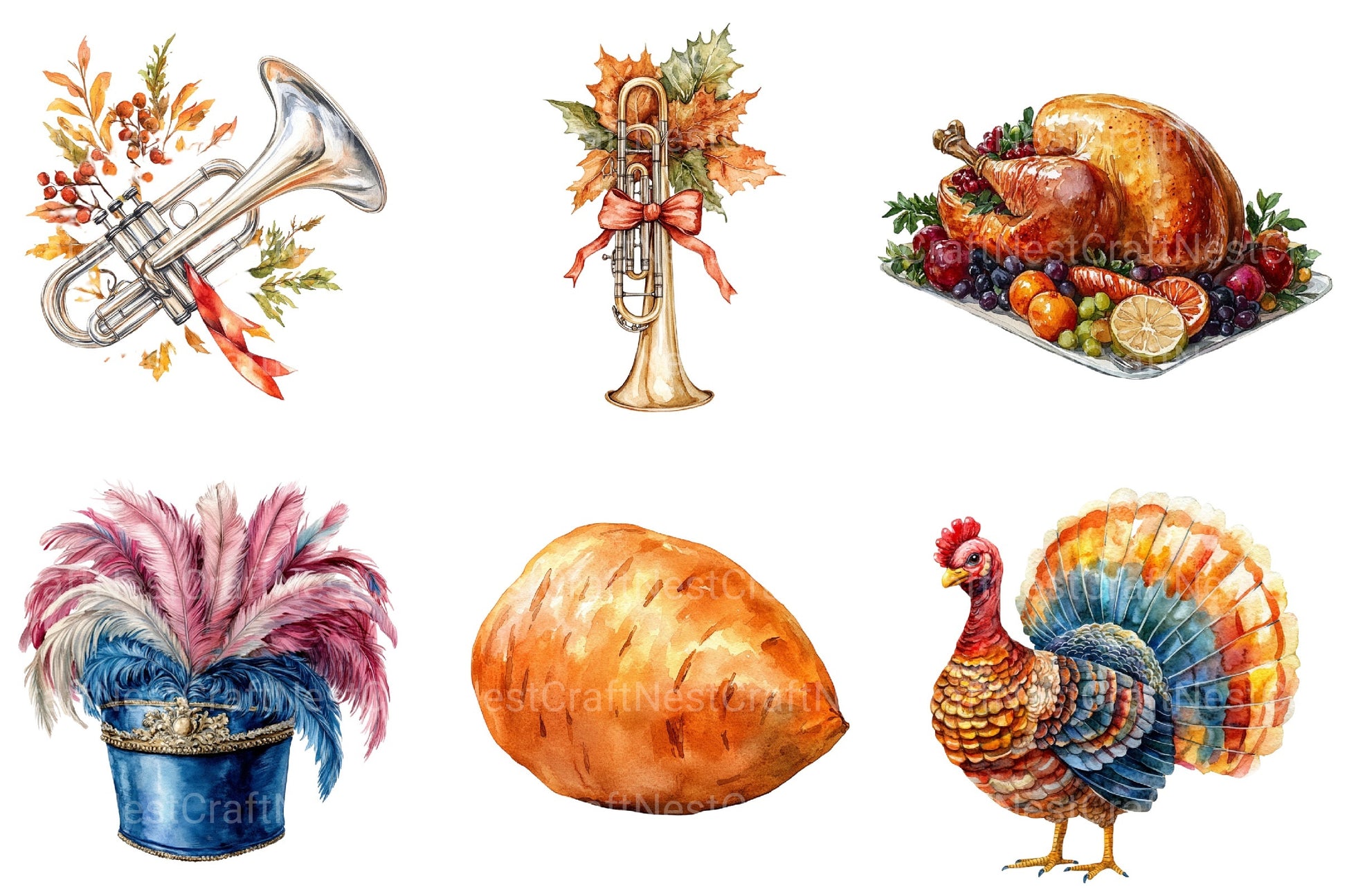 Thanksgiving Parade Clipart Bundle - CraftNest - Digital Crafting and Art