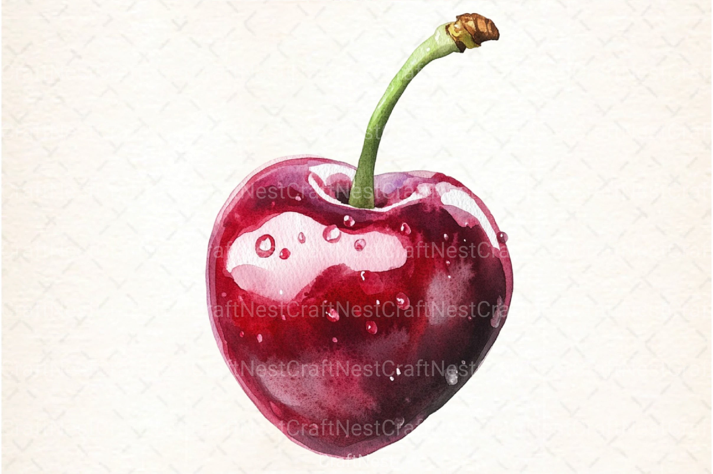 Midnight Cherry Christmas Clipart Bundle 23 - CraftNest - Digital Crafting and Art