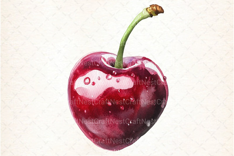 Midnight Cherry Christmas Clipart Bundle 23 - CraftNest - Digital Crafting and Art