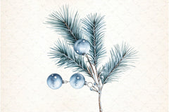 Cozy Blue Christmas Clipart Bundle - CraftNest - Digital Crafting and Art