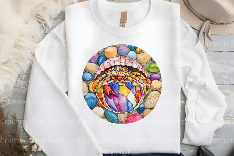 Round Stained Glass Summer Animals Clipart Bundle - CraftNest - Digital Crafting and Art