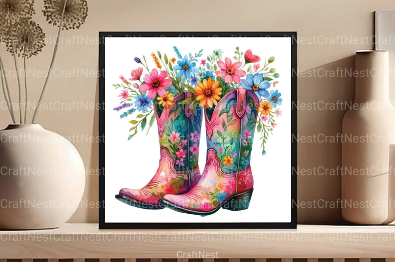 Western Spring Clipart Bundle 8 - CraftNest - Digital Crafting and Art