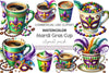 Mardi Gras Cup Clipart Bundle