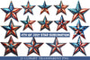 4th Of July Star Clipart Bundle