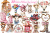 Western Mother's Day Cowgirl Clipart Bundle 99