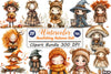 Bewitching Autumn Doll Clipart Bundle