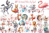 Cute Ballet Animals Mother's Day Clipart Bundle