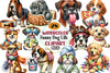 Funny Dog Life Clipart Bundle