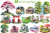 Japanese Landscape Clipart Bundle