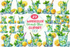 Lemonade Glass Clipart Bundle