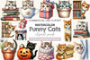 Peeking Cat Clipart Bundle