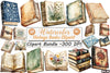 Vintage Books Clipart Bundle 2
