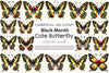 Black History Month Butterfly Clipart Bundle