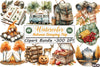 Autumn Camping Clipart Bundle