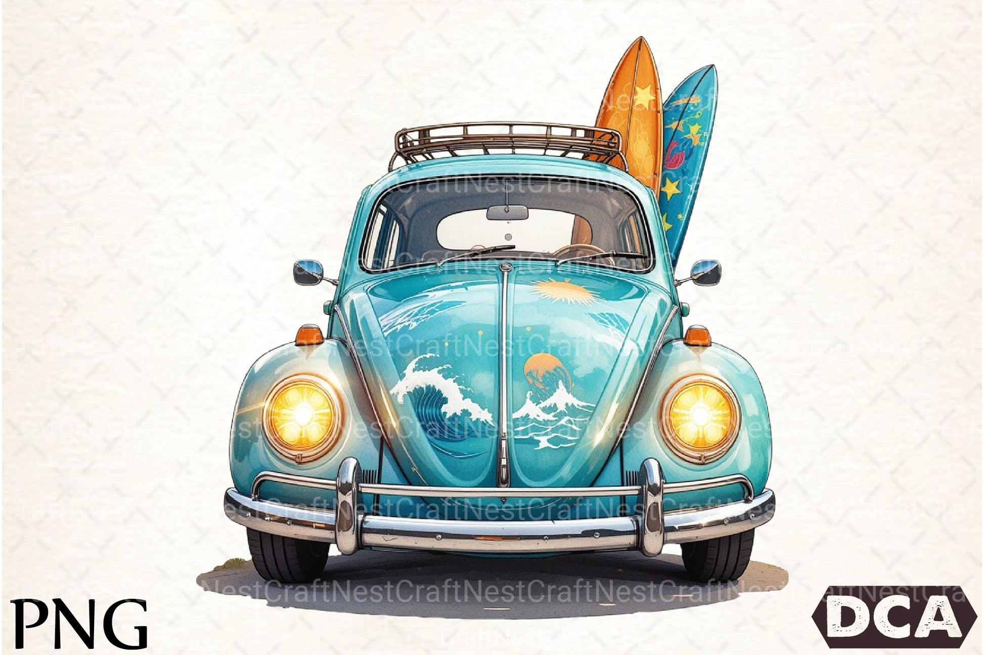 Summer Car Clipart Bundle - CraftNest - Digital Crafting and Art
