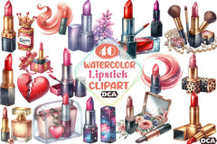 Lipstick Clipart Bundle - CraftNest - Digital Crafting and Art