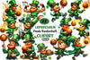 Leprechaun Dunk Basketball Clipart Bundle