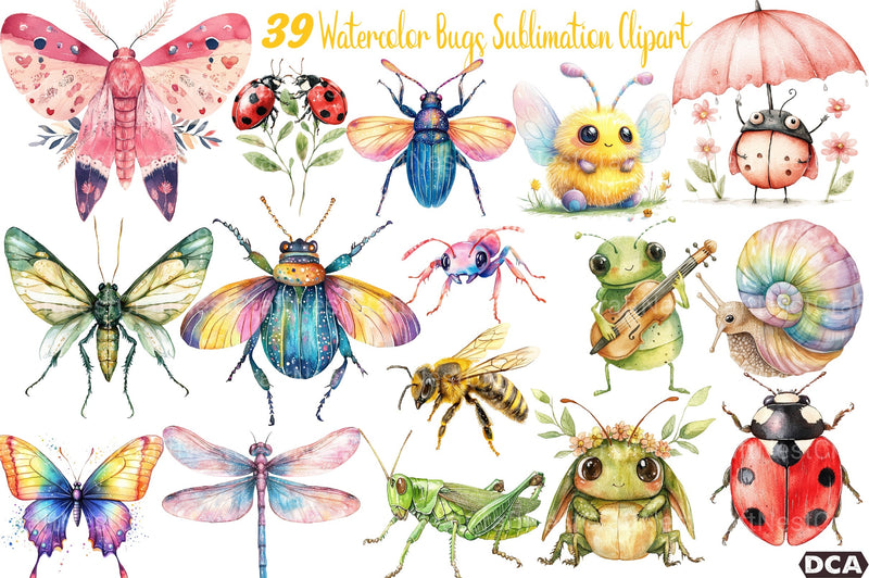 Bugs Clipart Bundle Collection - CraftNest - Digital Crafting and Art