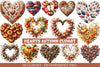 Hearts Autumn Clipart Bundle