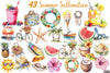 Hand Drawn Summer Clipart Bundle 1