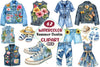 Summer Denim Clipart Bundle