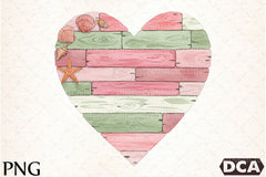 Summer Wooden Heart Clipart Bundle - CraftNest - Digital Crafting and Art