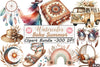 Boho Summer Clipart Bundle