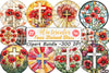 Poppy & Cross Faux Stained Glass Clipart Bundle 13