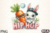 Hip Hop Easter Bunny Clipart Bundle