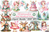 Pink Woodland Fairy Clipart Bundle