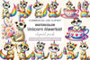 Unicorn Meerkat Clipart Bundle