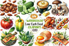 Low Carb Food Clipart Bundle 2