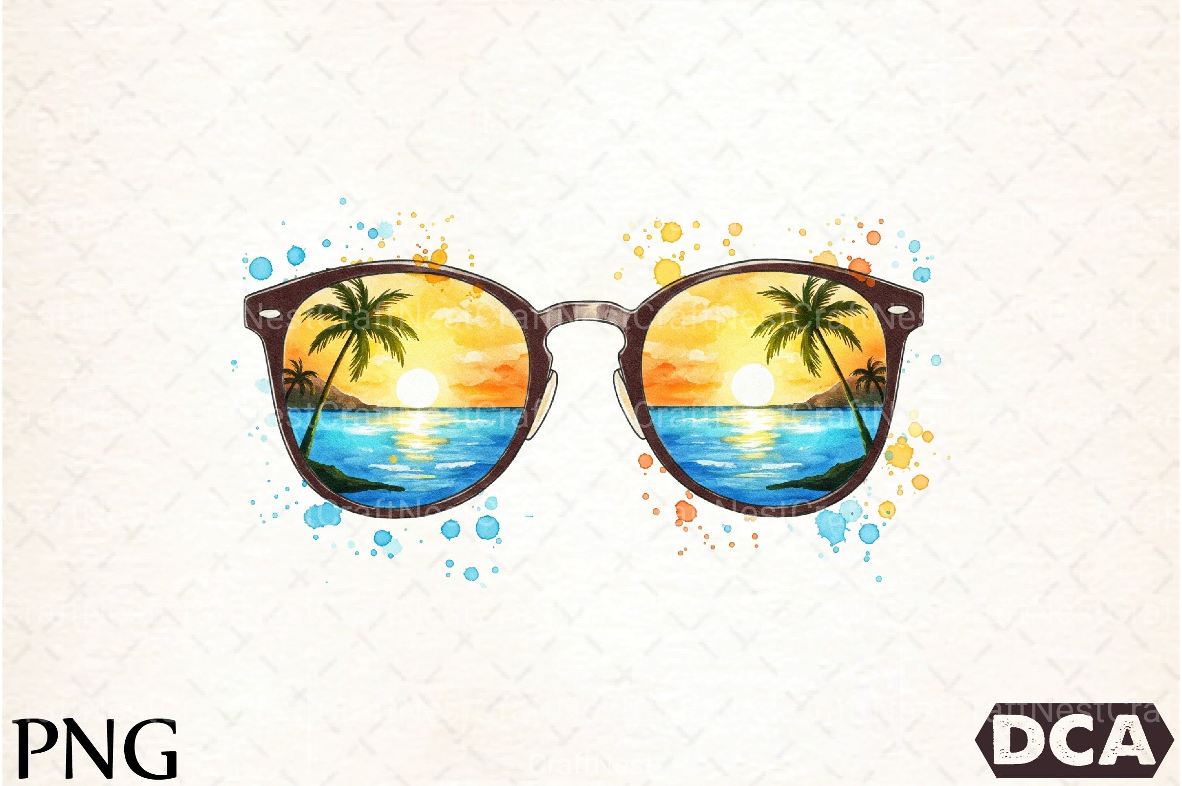 Summer Sunglasses Clipart Bundle 14 - CraftNest - Digital Crafting and Art