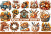 Boho Autumn Clipart