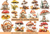 Mushrooms Fall Autumn Clipart