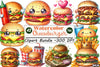 Cheeseburger Clipart Bundle 99
