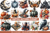 Gothic Autumn Clipart Bundle