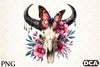 Bull Skull with Horns Clipart Bundle